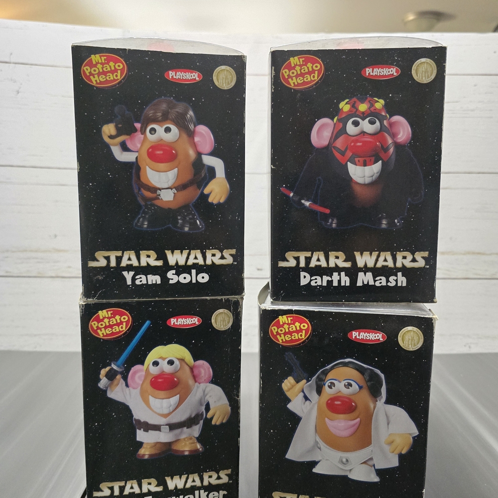 Star Wars Mr. Potato Head Collectibles Set Of 4 New - Picture 10 of 10